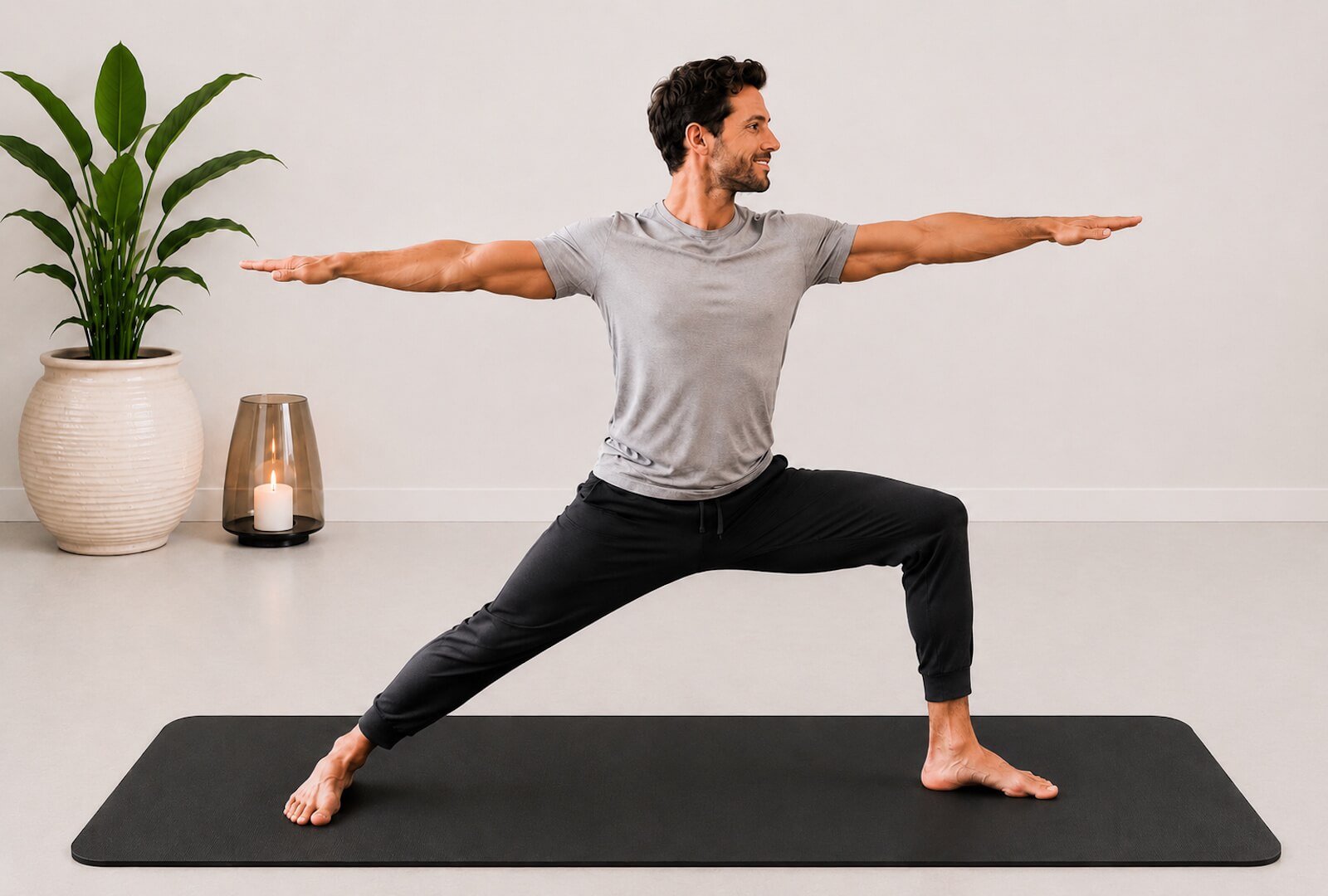Haus Saphi - Yoga Probestunde - Krieger Haus Saphi - Yoga Probestunde - Krieger